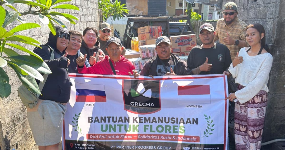 DENPASAR, BALI – 19 Agustus 2026 — Kepedulian tanpa batas kembali hadir dari Pulau Dewata. Di tengah duka yang melanda Flores, Nusa Tenggara Timur akibat bencana, sebuah perusahaan di Bali yang didukung investor asal Rusia mengulurkan tangan untuk membantu meringankan beban masyarakat terdampak.  Merajut Solidaritas Lintas Negara: Investor Rusia di Bali Salurkan Bantuan Pangan untuk Korban Bencana di Flores DENPASAR, BALI – 19 Agustus 2026 — Kepedulian tanpa batas kembali hadir dari Pulau Dewata. Source: https://swapnews.co.id/investor-rusia-di-bali-salurkan-bantuan-pangan-untuk-korban-bencana-di-flores?v=1 Harap sertakan Source atau sumber saat mengutip atau menyalin berita dari SwapNews.