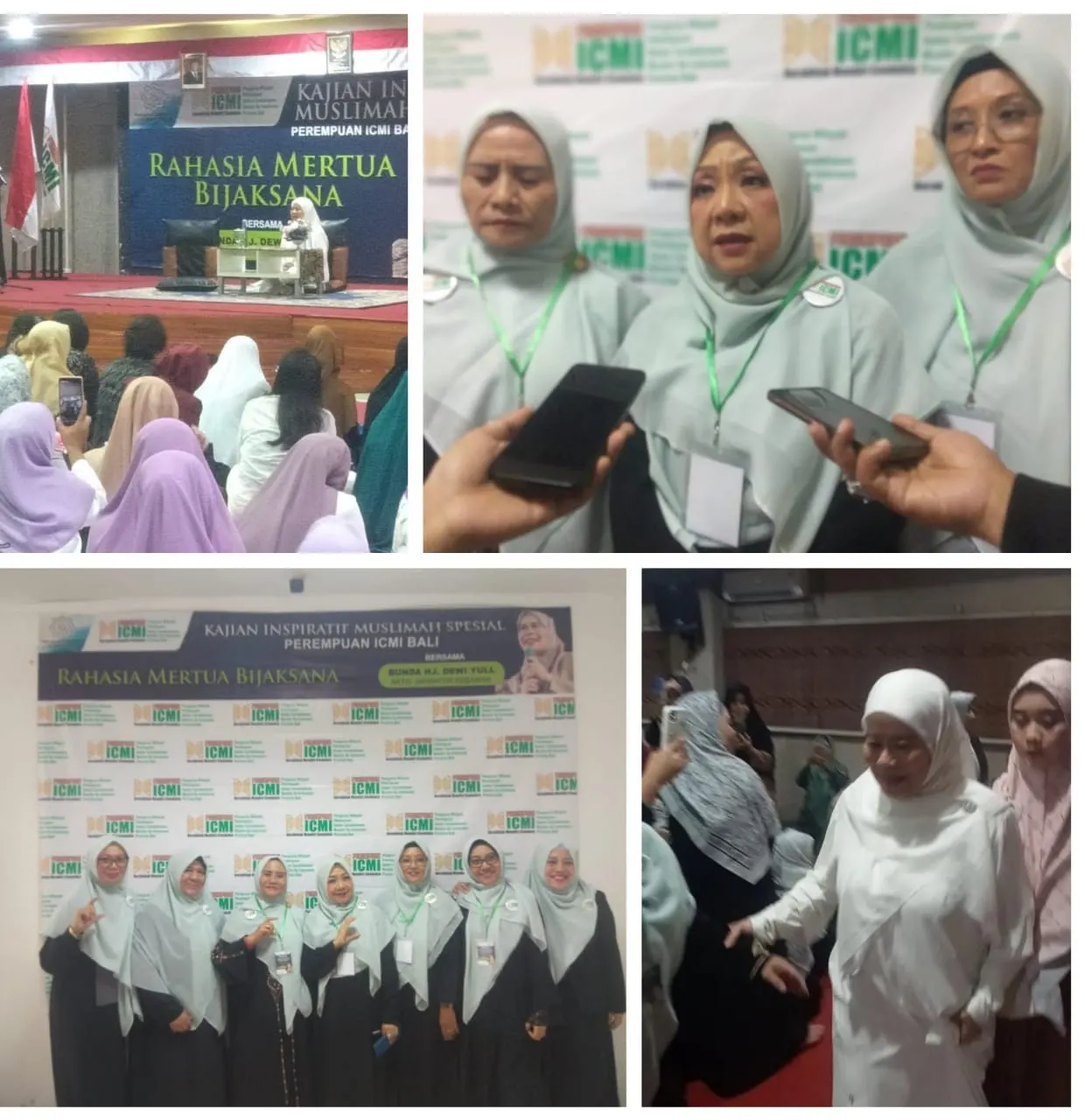 "Dewi Yull Ungkap Rahasia Mertua Bijaksana di Kajian Muslimah Bali"