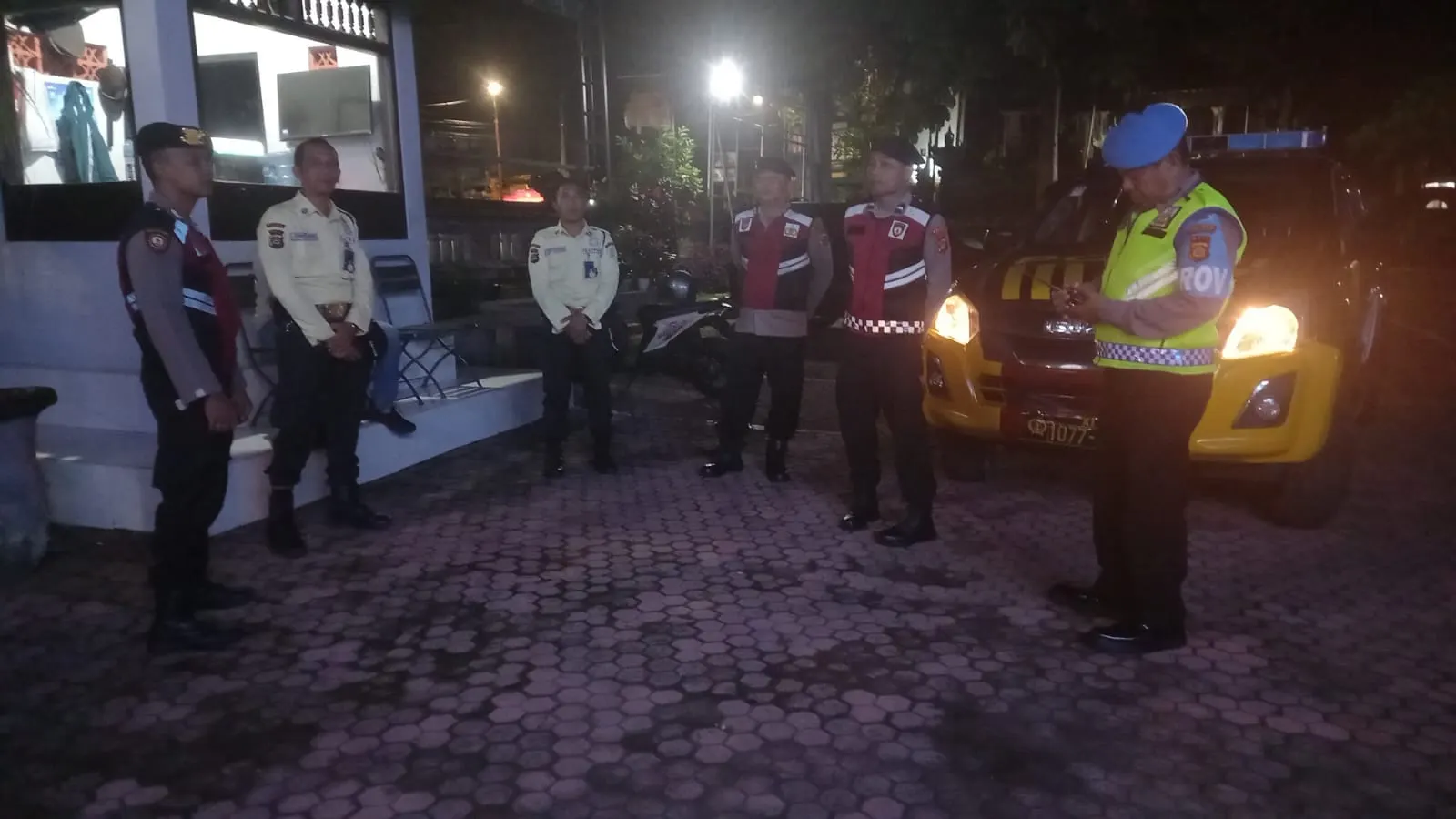 Blue Light Patrol, Polsek Bangli Jaga Kondusifitas Malam Hari