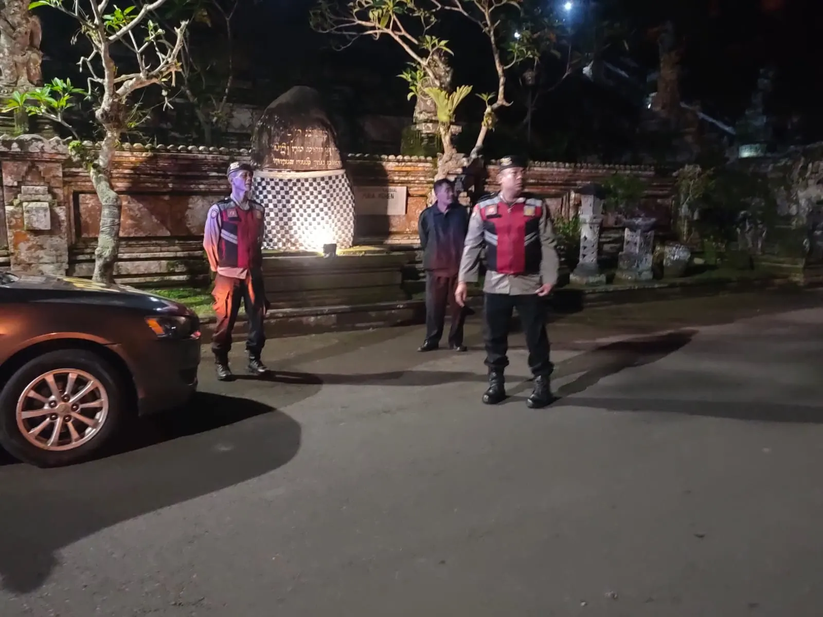 Polsek Bangli Intensifkan Patroli Malam Blue Light Demi Cegah Tindak Kriminal