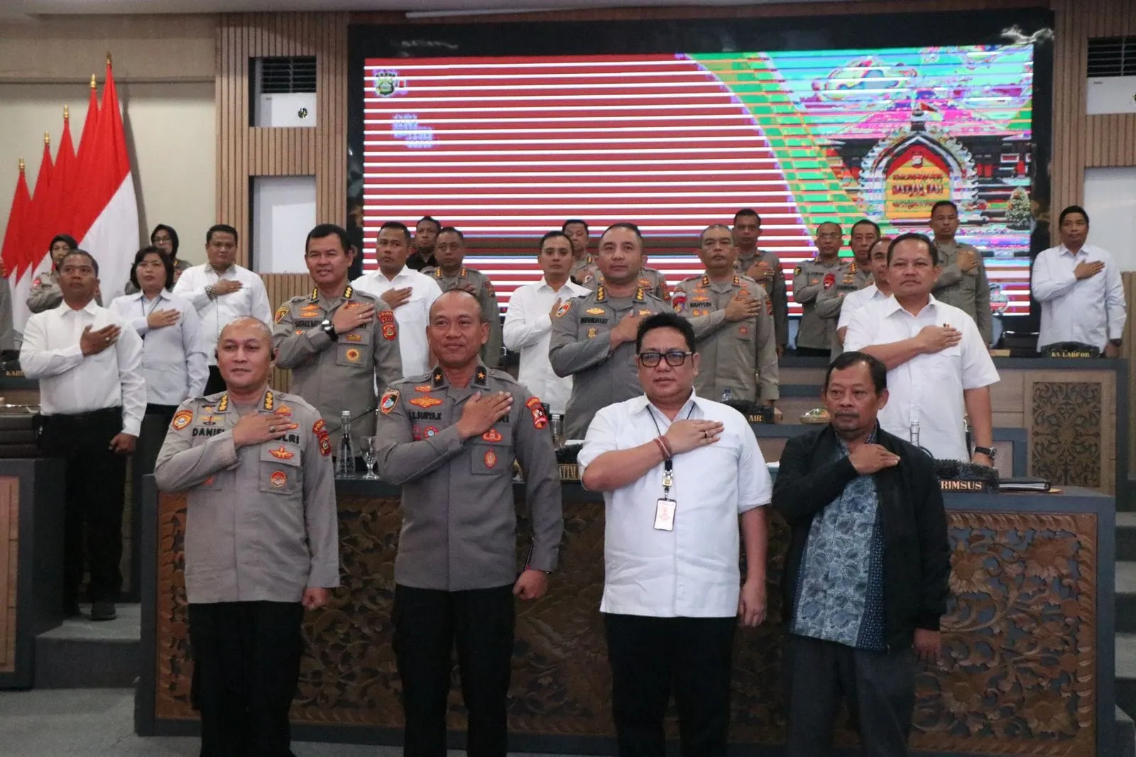 Evaluasi Kinerja dan Inovasi Polri, Kapuslitbang Lakukan Kunjungan Kerja ke Polda Bali