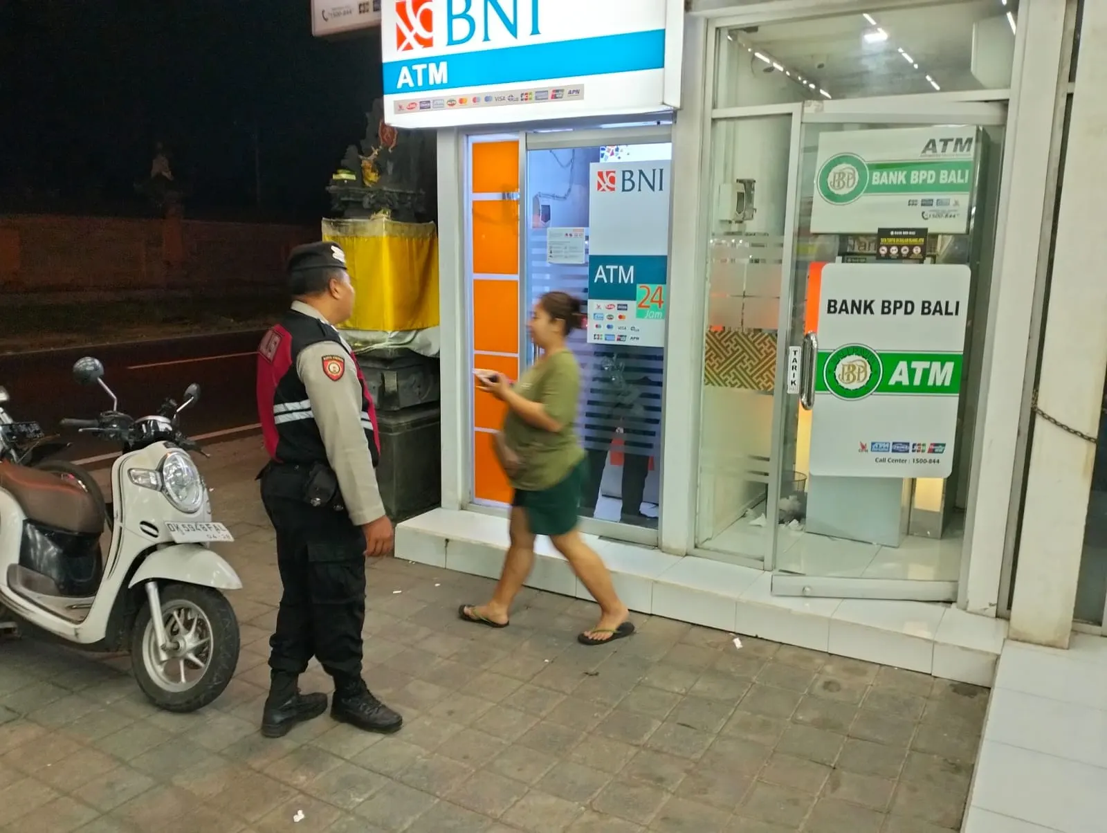 Patroli Subuh Polsek Abiansemal Sasar Jalur Sepi dan Permukiman, Cegah Gangguan Keamanan