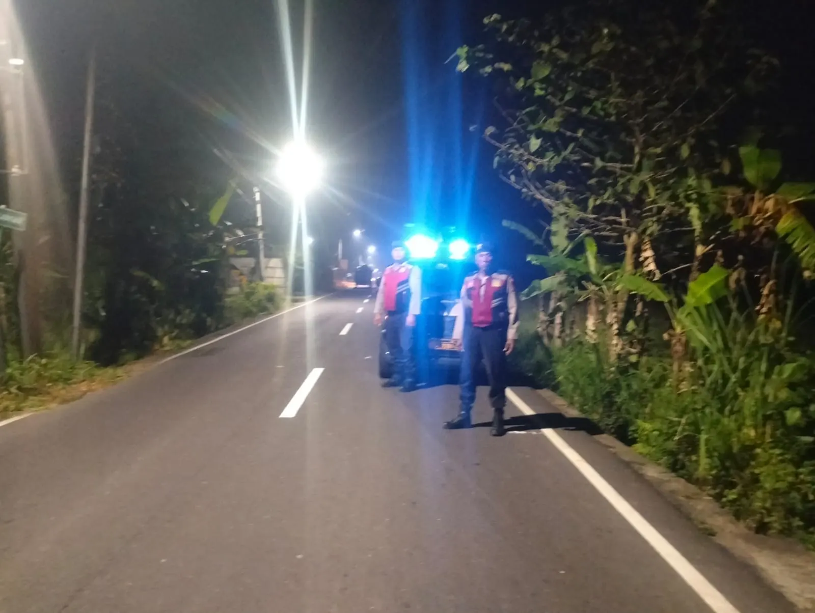 Polsek Abiansemal Gelar Patroli Subuh, Sasar Jalur Sepi Cegah Kriminalitas