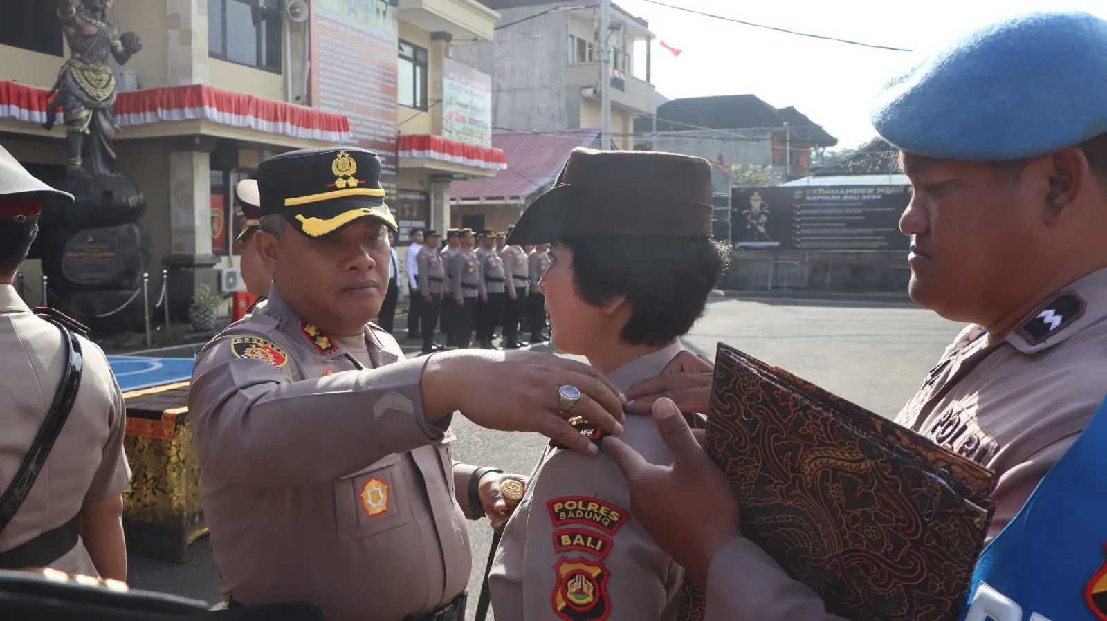 Kapolres Badung Pimpin Sertijab Pejabat Utama