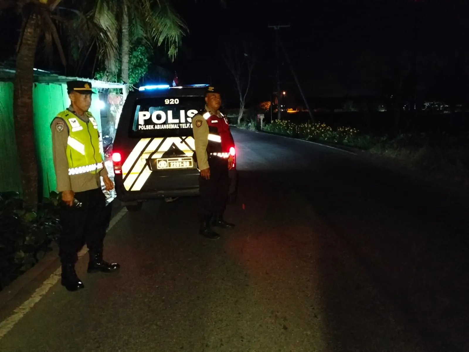 Polsek Abiansemal Gencarkan Patroli Subuh, Sasar Jalur Sepi dan Pemukiman