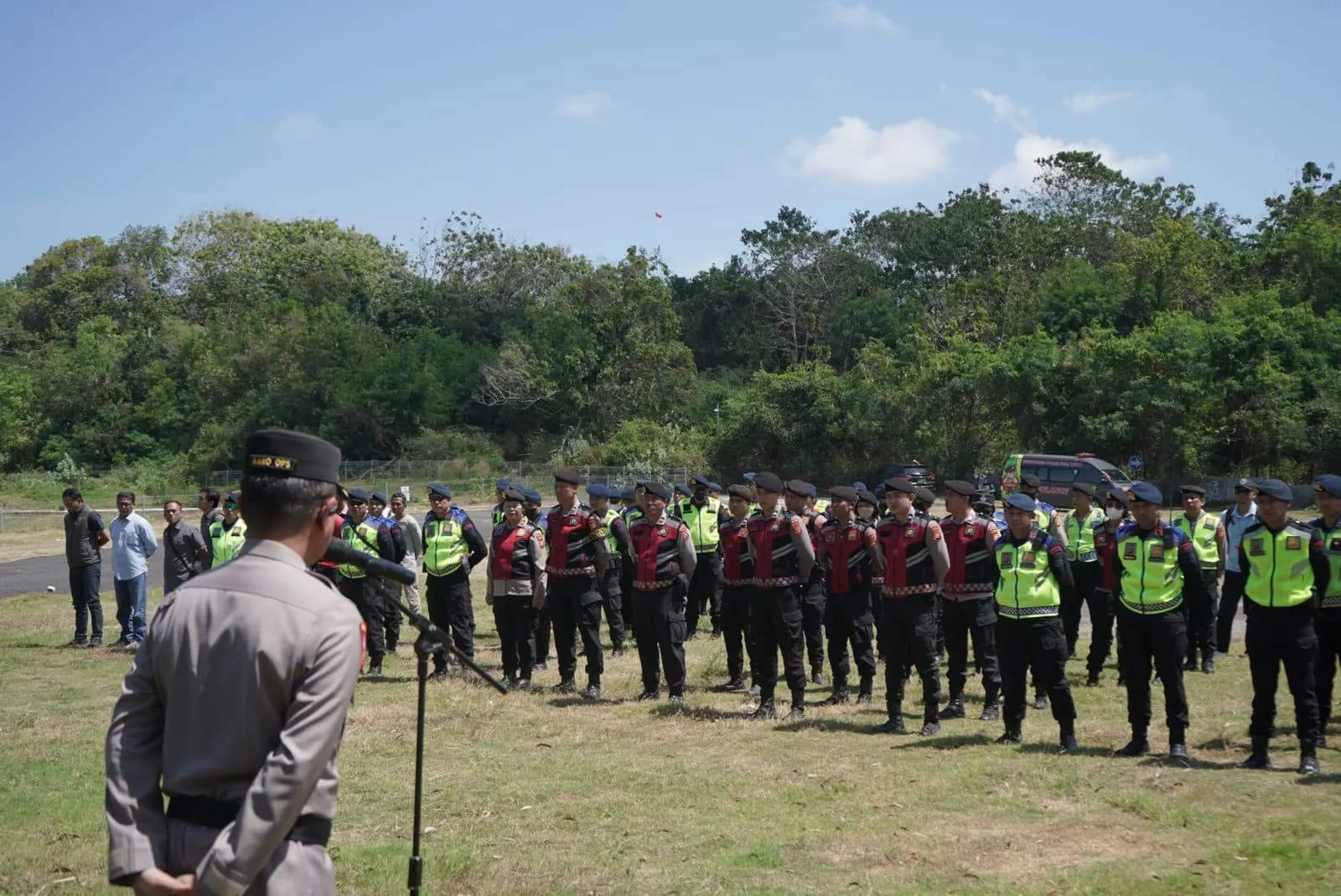 Ratusan Personel Polda Bali Diterjunkan Amankan Pesta Rakyat GWK
