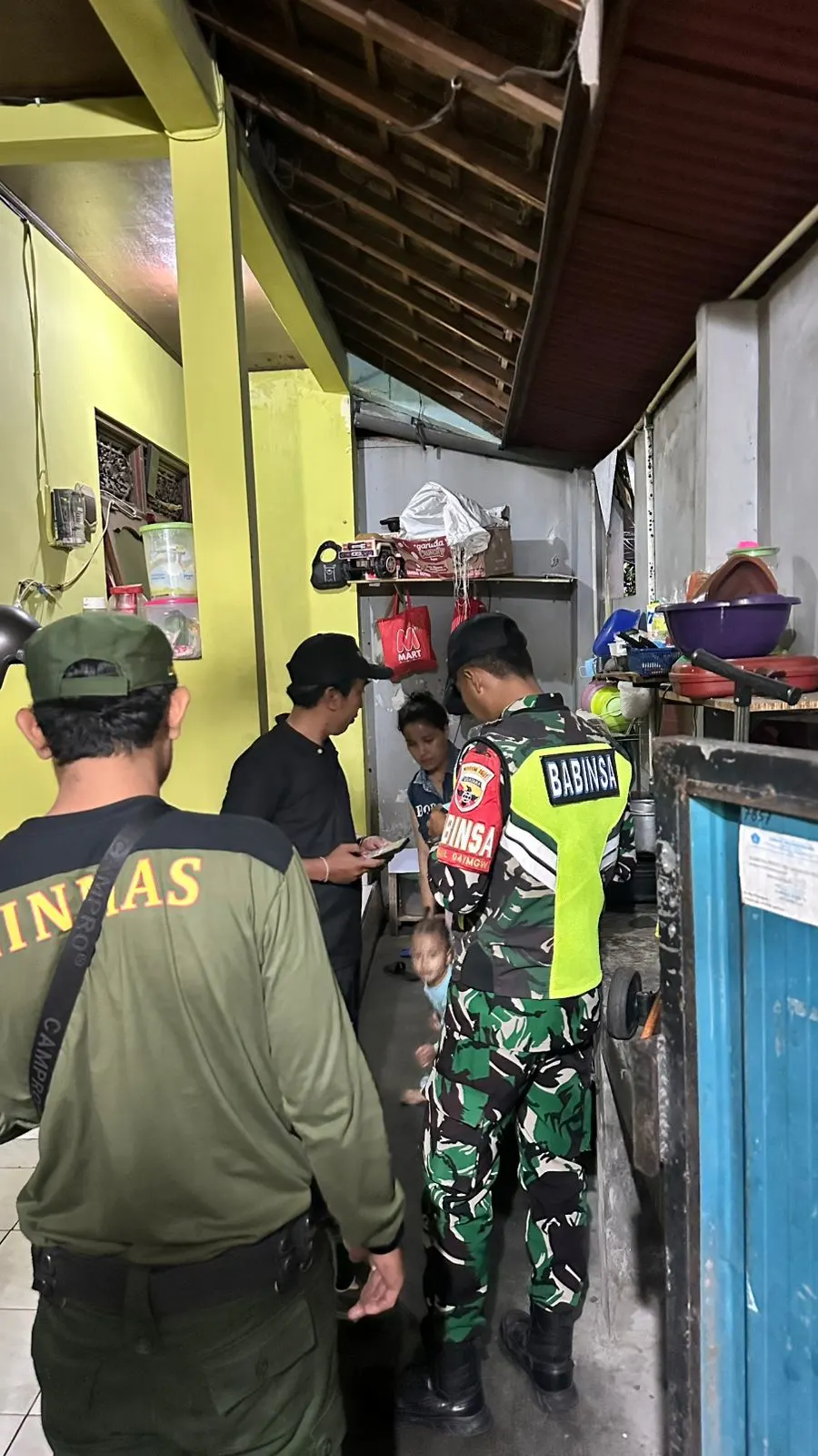 Bhabin Sempidi Tertibkan Penduduk Pendatang