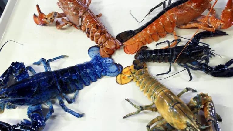 5 Lobster Berwarna Unik dan Langka di Dunia