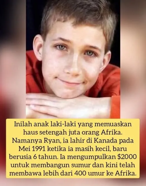 Anak Laki-Laki dengan 400 sumur di Afrika