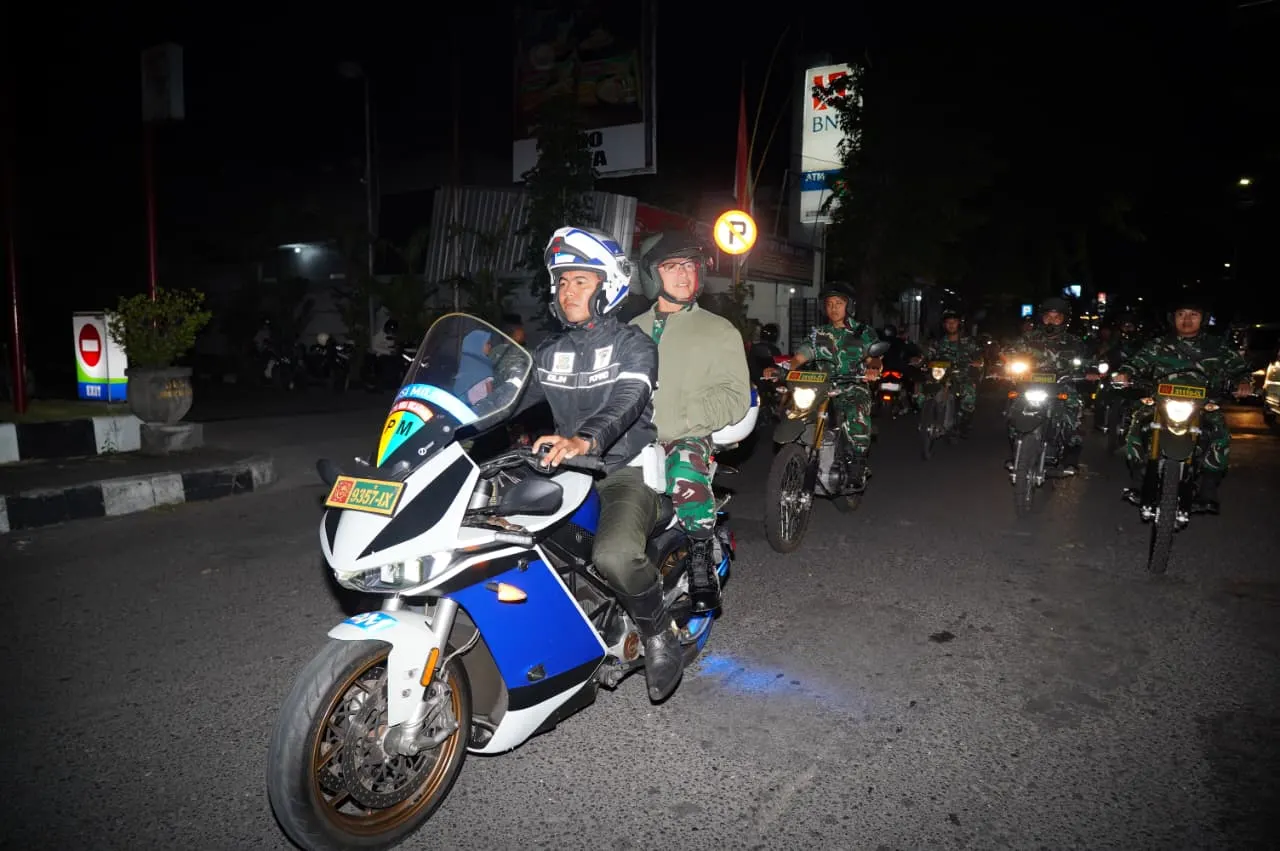 Pangdam IX/Udayana Pimpin Patroli, Pastikan Bali dan Nusa Tenggara Tetap Kondusif