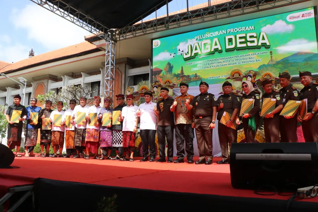 Wakapolda Bali Hadiri Peluncuran Program Jaga Desa di Kejaksaan Tinggi Bali