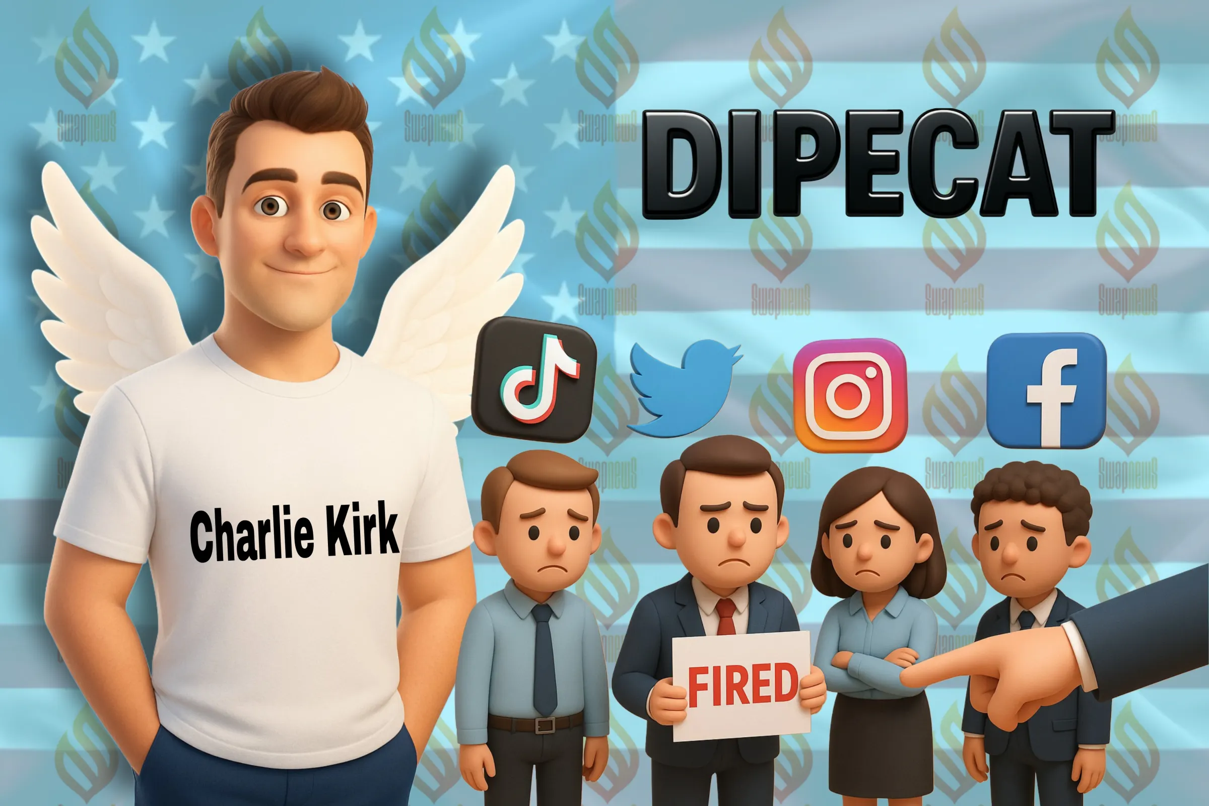 Puluhan Warga Amerika Dipecat Karena Rayakan Kematian Charlie Kirk di Media Sosial