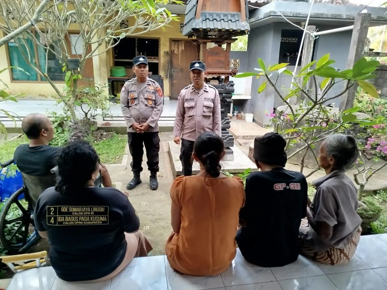Bangun Kedekatan dengan Masyarakat, Polres Badung Gelar Jumat Curhat di Br. Lebah Sari