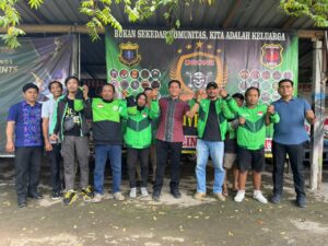 Menjelang 1 Tahun Pemerintahan Prabowo–Gibran, Polres Badung Ajak Komunitas Ojol Jaga Kamtibmas